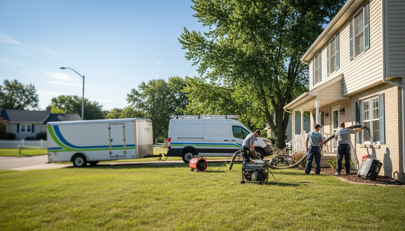 Flooded Basement Restoration And Cleanup With Repair in Everton, MO near me